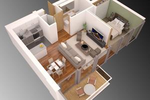 Ampio bilocale in zona casal palocco