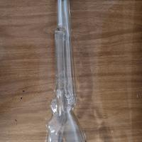 Bottiglia in vetro a forma di fucile da collezione