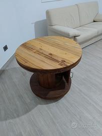 tavolo bobina in legno 