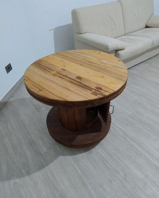 tavolo bobina in legno 