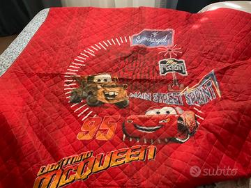 Trapuntina letto singolo bambino tema Cars