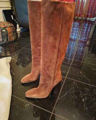 Stivali in camoscio FERRAGAMO nuovi! 