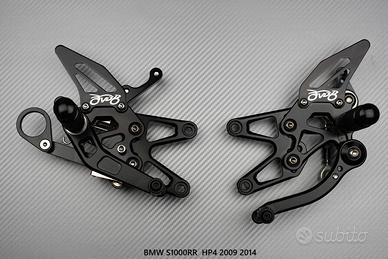 Pedane arretrate BMW S1000RR / HP4 2009 - 2014