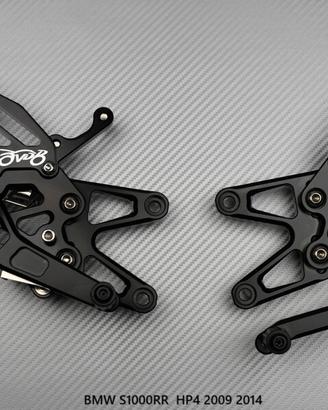 Pedane arretrate BMW S1000RR / HP4 2009 - 2014