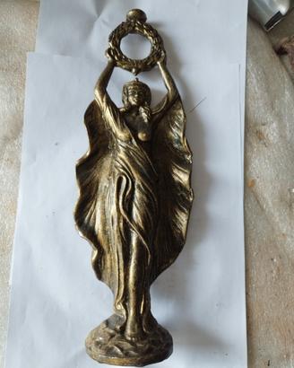 antica statua bronzo firmata