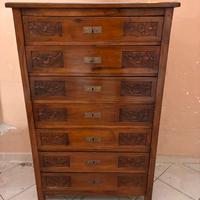 Mobile cassettiera vintage legno