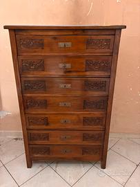 Mobile cassettiera vintage legno