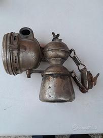 Faro a carburo Gloria per bici d'epoca anni 20/30