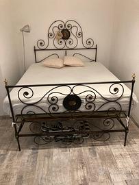Letto in ferro battuto 1800