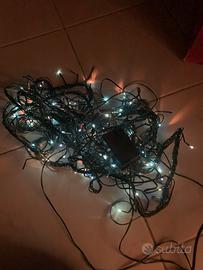 Luci e albero di natale