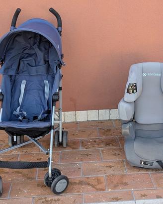 Seggiolino auto Concord X-Bag+Passeggino Maclaren