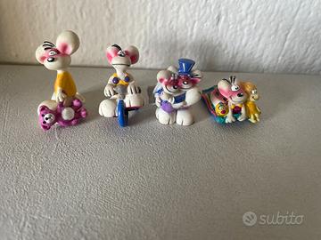 Lotto 4 Diddle action figure statuette personaggi