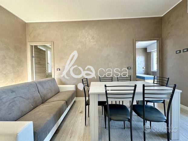 Loano quadrilocale in villa vista mare con box