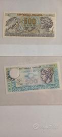 Banconote 500 lire Aretusa e Mercurio
