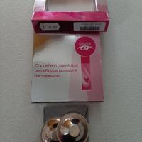 Coppette in argento per allattamento