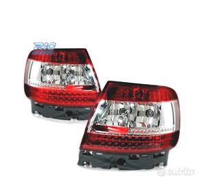 FANALI AUDI A4 B5 94-00 LED ROSSO BIANCO