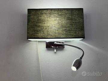 Lampada parete Led e paralume