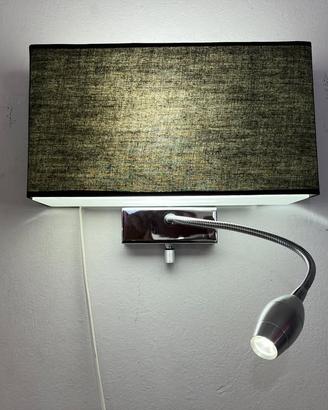 Lampada parete Led e paralume