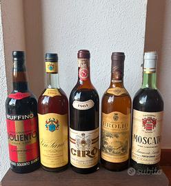 5 Bottiglie Storiche Italiane