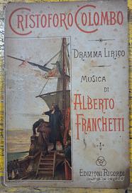 Cristoforo Colombo, libretto d'opera del 1892