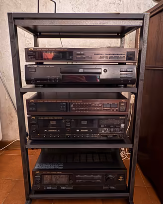 IMPIANTO HI-FI VINTAGE JVC / KENWOOD ANNI ’80