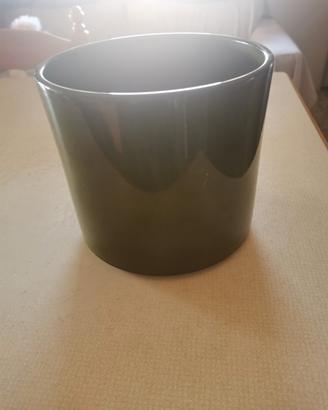 portavasi verde ceramica 