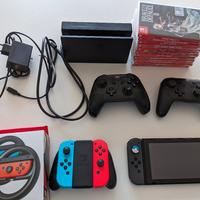 Nintendo switch + giochi + accessori