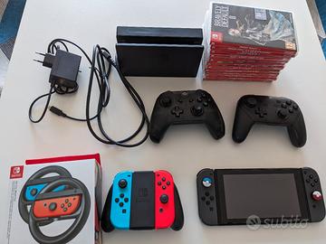 Nintendo switch + giochi + accessori