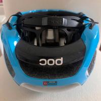 Casco Octal Aero POC strada raceday azzurro
