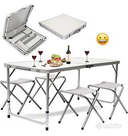Set tavolino e sedie x mare