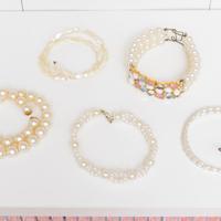 Bracciali Con Perle Sintetiche