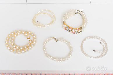 Bracciali Con Perle Sintetiche