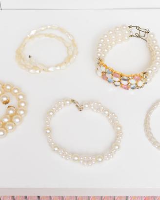 Bracciali Con Perle Sintetiche