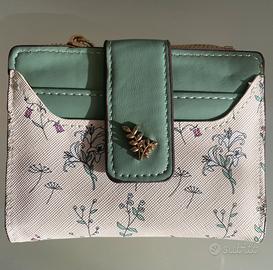 Portafoglio donna 10x12.5x2 stampa fiorata