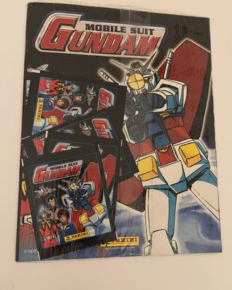 GUNDAM ALBUM PANINI SIGILLATO + 5 BUSTINE