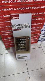 Scarpiera in tessuto con 5 ripiani