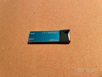 Chiavetta usb - pen rive 32 giga Kingston