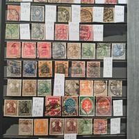 francobolli Impero Tedesco dal 1875 al 1944