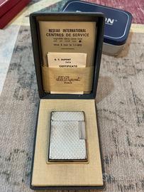 Accendino S.T. Dupont vintage argento originale