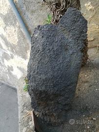 Lava lapillo bomba lavica ETNA vulcano cenere