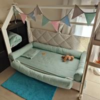 Lettino Montessori Picci Liberty bianco