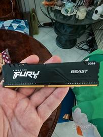 kingston fury beast 8gb ddr4 3200