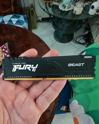 kingston fury beast 8gb ddr4 3200