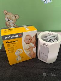 Tiralatte manuale e scalda biberon