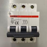 INTERRUTTORE MAGNETOTERMICO 3P C20A 6000