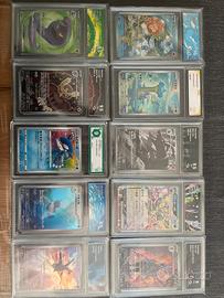 Carte pokemon gradate