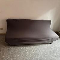 Divano letto + copridivano grigio