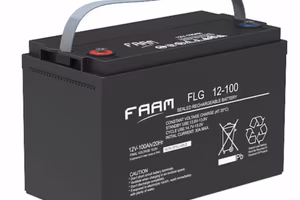 Batteria al GEL FAAM per Camper-Roulot 100Ah Nuova