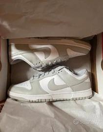 Nike Dunk Low Grigio Bianco 42.5 Nuove