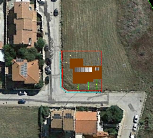 Terreno edificabile 400 mq con due ingressi - Vista 2